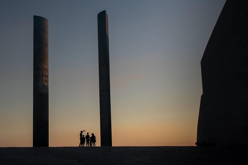 le coucher du soleil