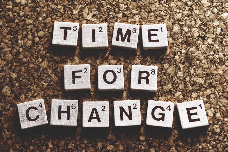 le temps pour le changement